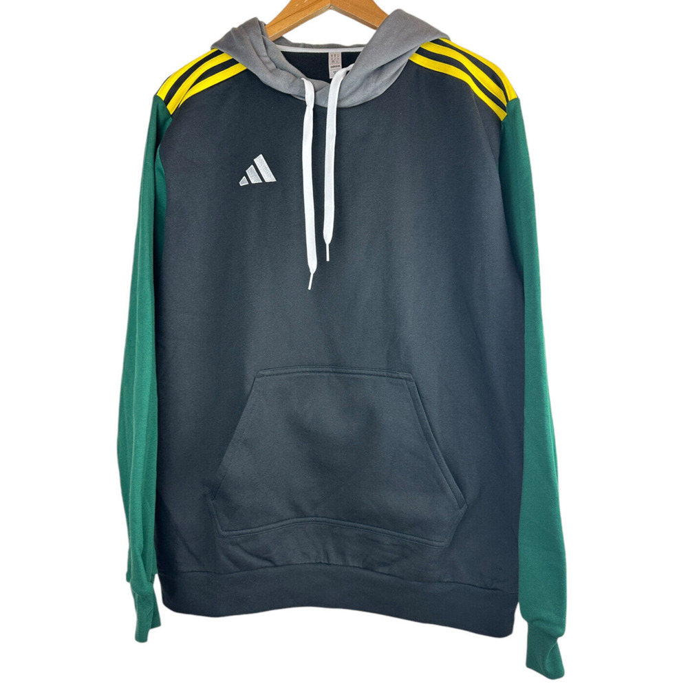 NWT Adidas Entrada 22 Hoody Colorblock Sweatshirt Pullover Hoodie Rare SAMPLE - Picture 2 of 10